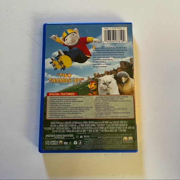 Stuart Little 2 special edition DVD like new - Picture 2 of 2